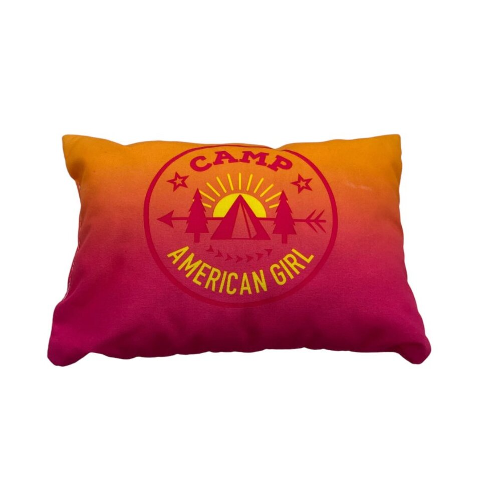 American Girl Camp Pillow Gradient Design Camping 7" for 18" Dolls 2019